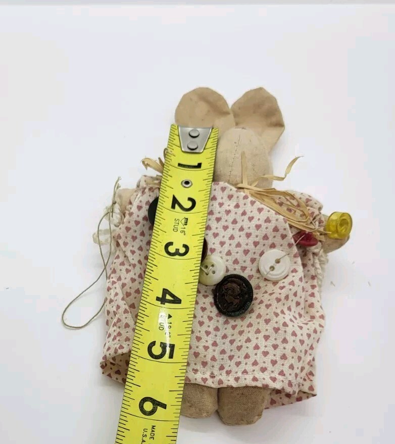 Vintage Primitive Bunny Rabbit 6" Tall