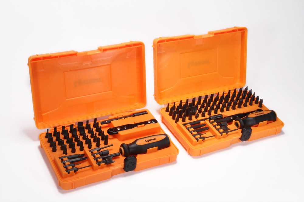 Lyman Master Gunsmith Tool Kit, 45 piece or 68 piece, compact & convenient