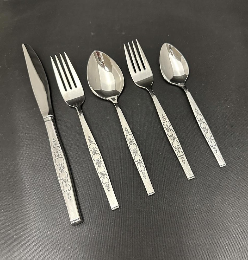 5 Piece Place Setting EXCELLENT Oneida SPANADA Stainless Flatware Rogers Premier
