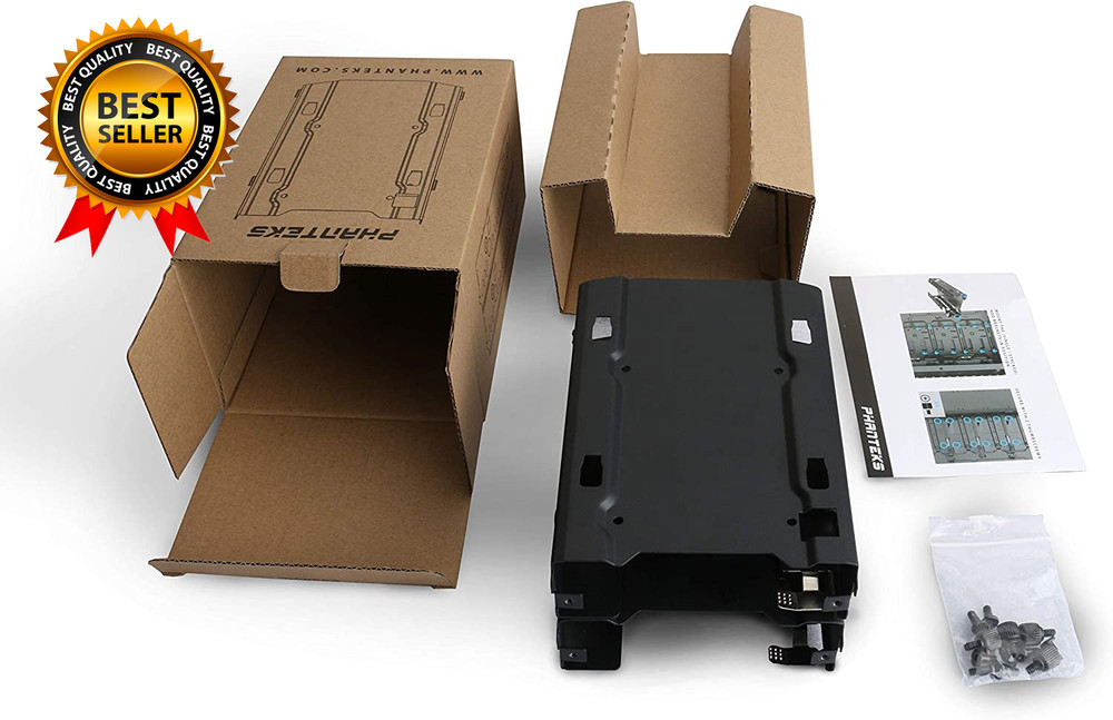 - Stackable 3.5" HDD Bracket Duo Pack Cases Ph-Hddkt_03,Black