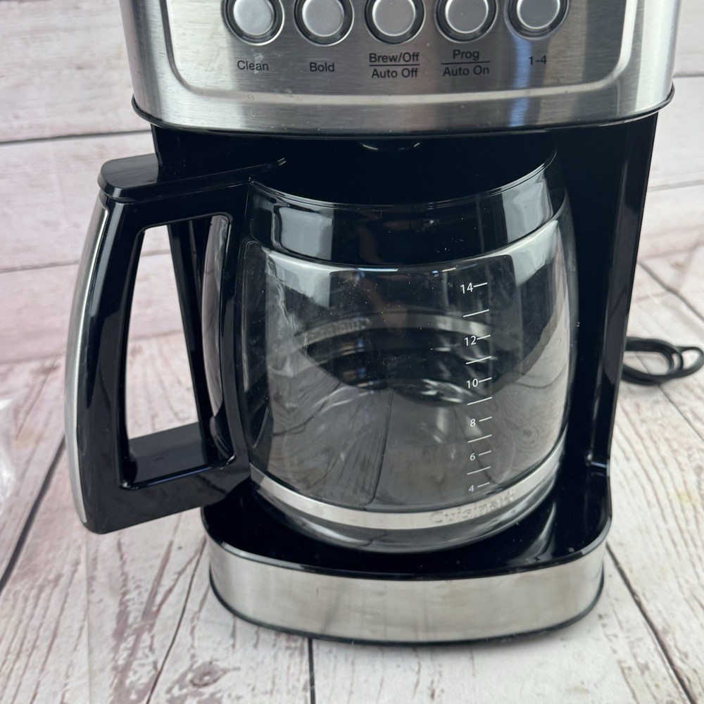 Cuisinart 14 Cup Programmable Coffeemaker DCC 3200 PerfectTemp Stainless Steel