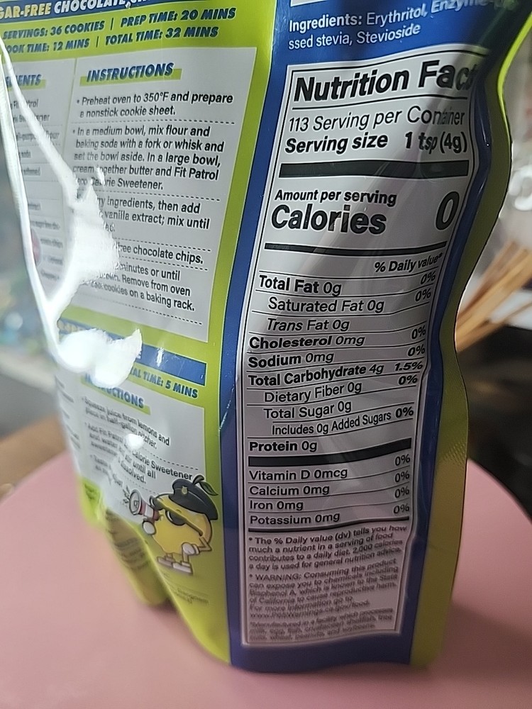 Fit Patrol Zero Calorie Sweetener