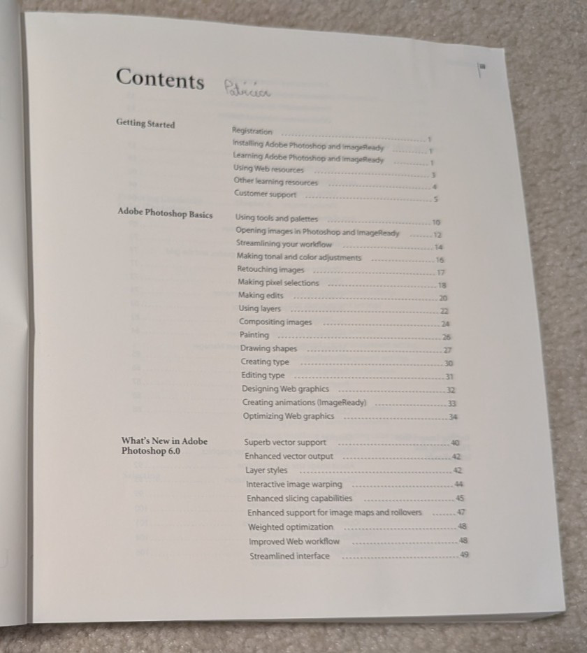 Adobe Photoshop 6.0 User Guide Book Instruction Manual Only (not software)