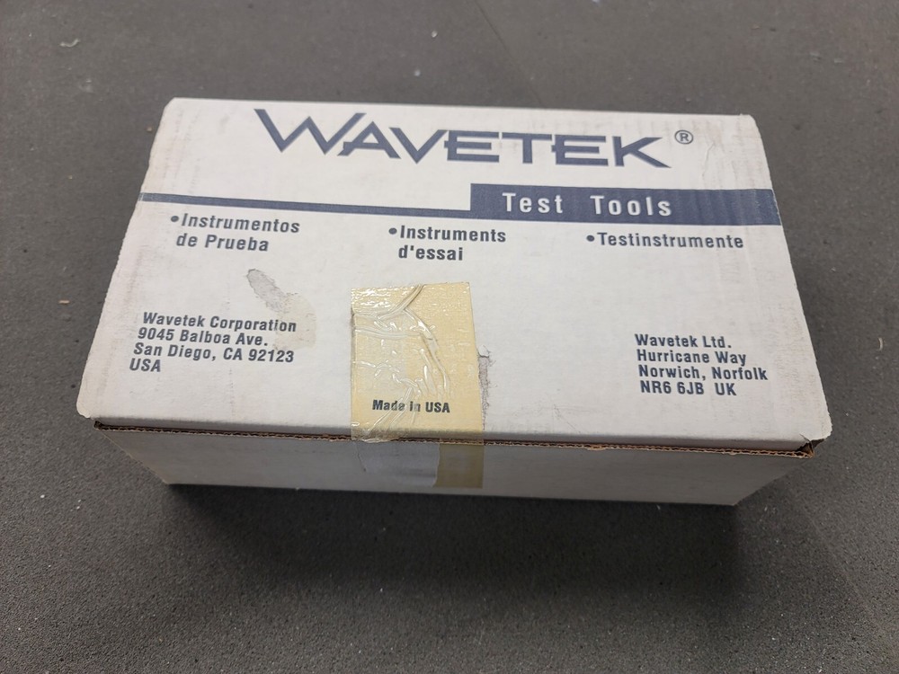 Wavetek CV22  Thinnet (Coaxial) Cable Tester + Operator's Manual "NIB"