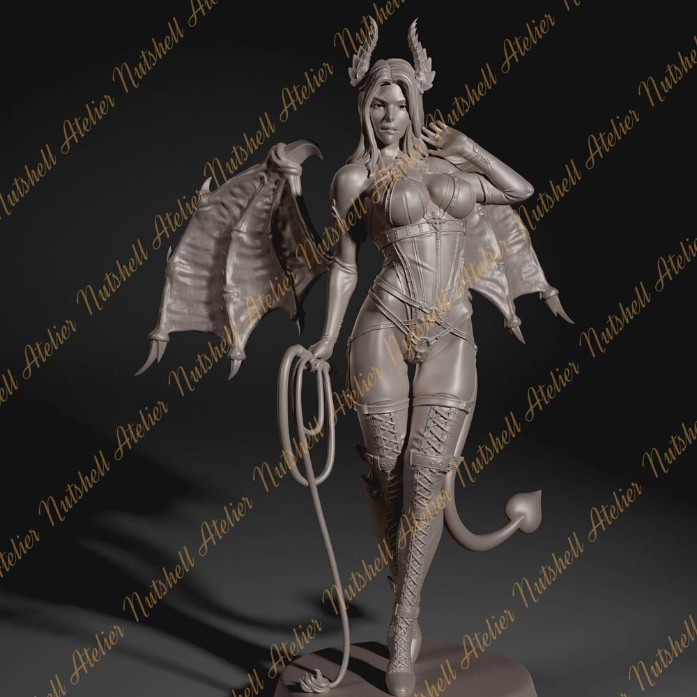 Succubus Whip 3D Print Model Kit Unpainted Unassembled 3 Version NSFW