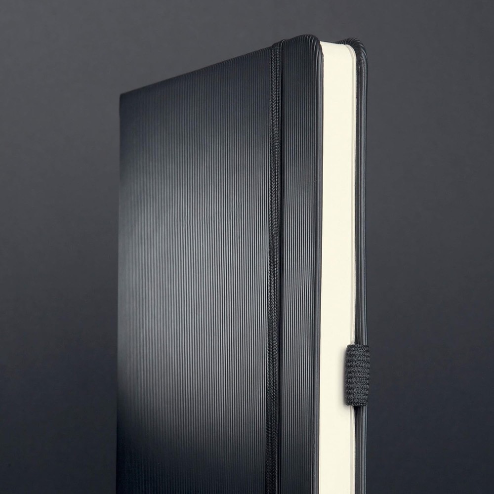 SIGEL CO112 Premium Notebook lined, A4, hardcover, Black - Conceptum