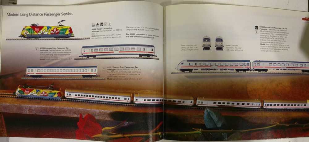 Marklin New Items for 2002 Catalog