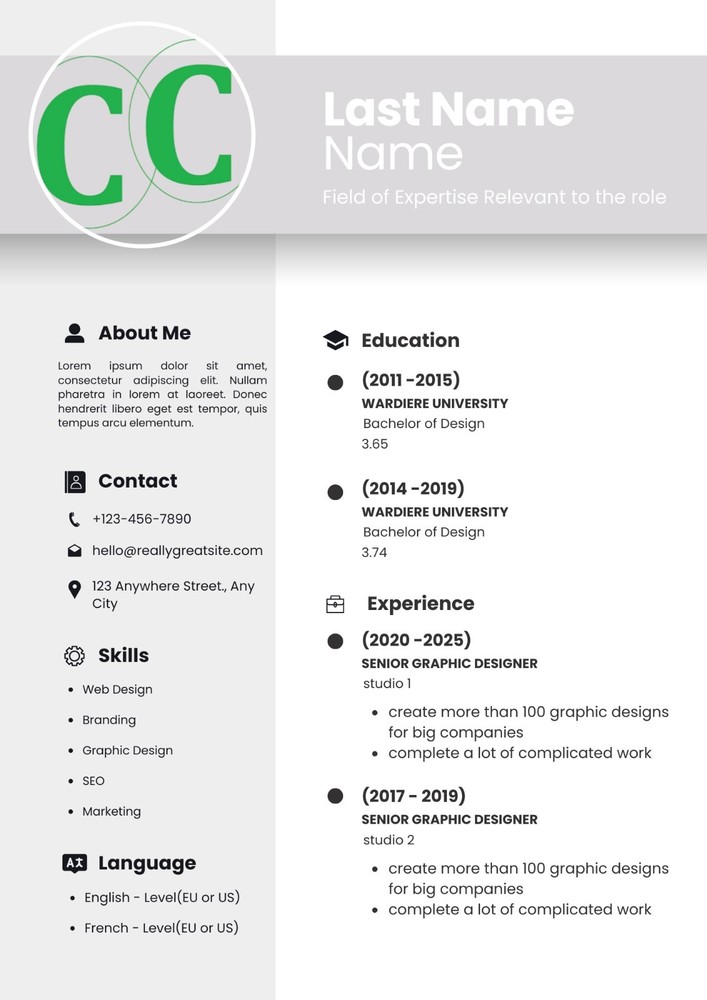 Modern Resume Template Bundle | 11 Editable Canva/PDF/PPTX Templates | CV