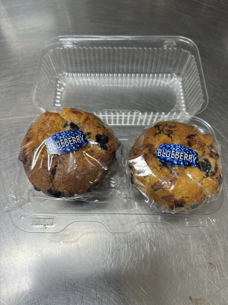 Blueberry Muffins -4 Count Jumbo - Individually Wrapped