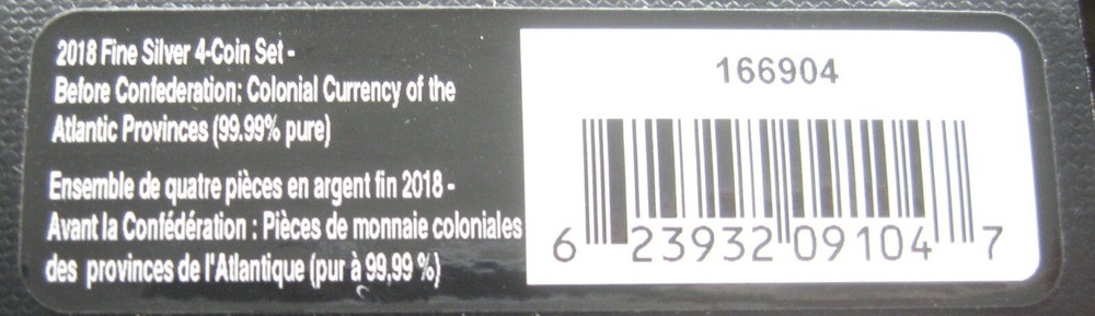 2018 CANADA - Before Confederation: Colonial Currency Atlantic Provinces