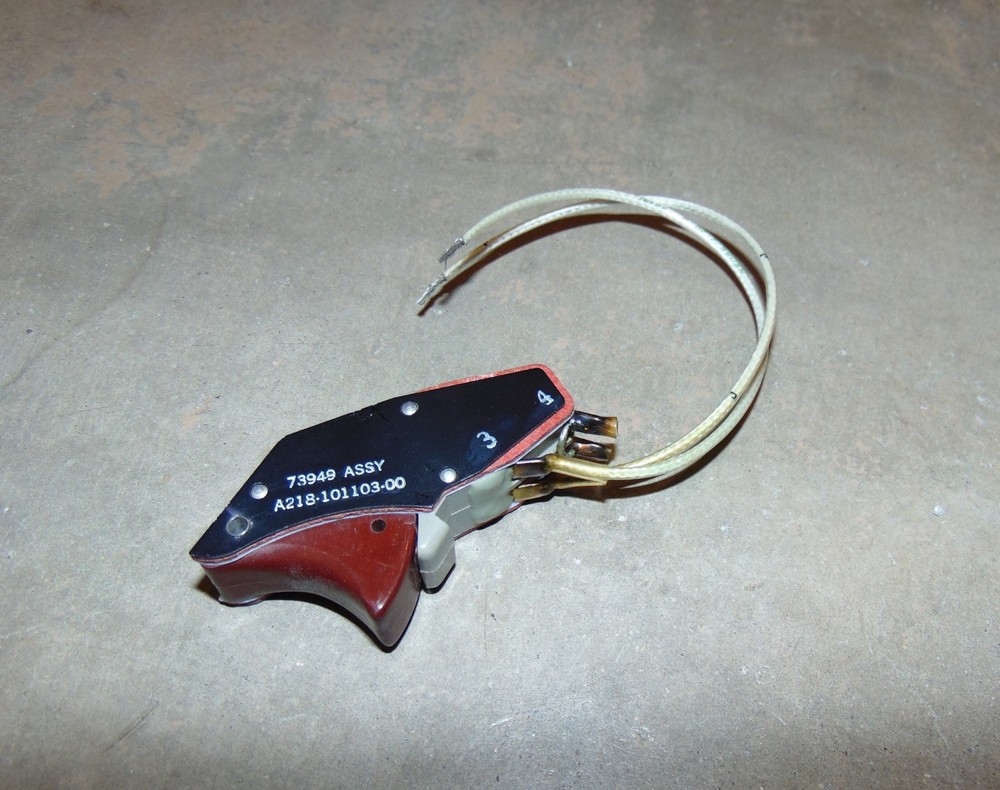 Military Aircraft B8-A Control Stick Grip Trigger Switch Assembly, B-8 MC2