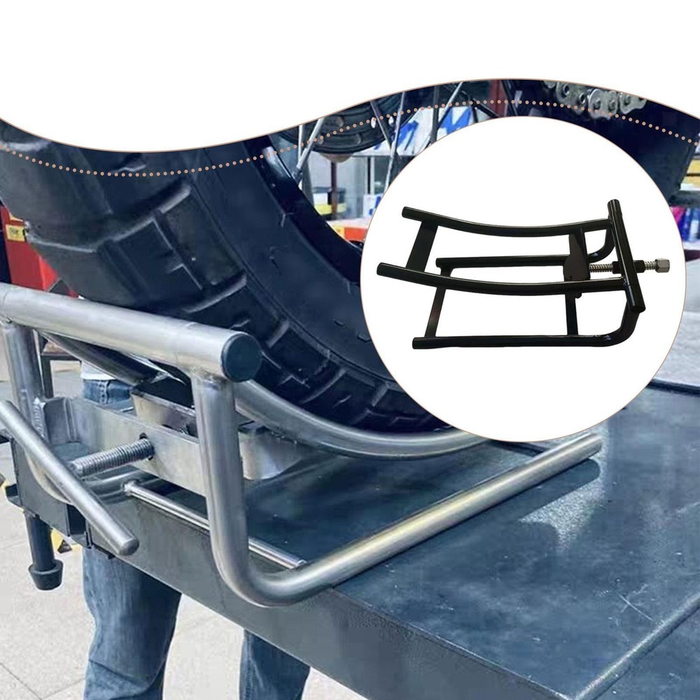 Motorcycle Tire Installation Assistance Tool Height Adjustable Lifting Frame