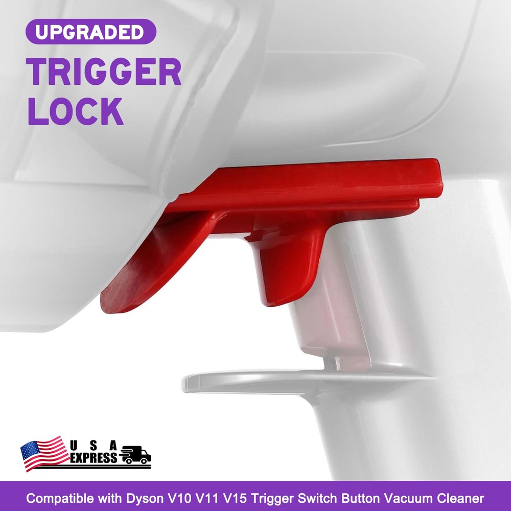 Trigger Switch Button Trigger Lock for Dyson V10 V11 V15 Vacuum Cleaner