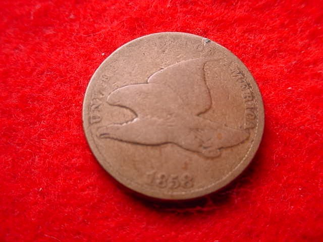 1858 FLYING EAGLE CENT NICE CENT!!   #292