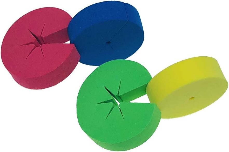 Efficient Clone Machine Collars 1.625 inch - 72 Pack with 12 Colorful Sprayers