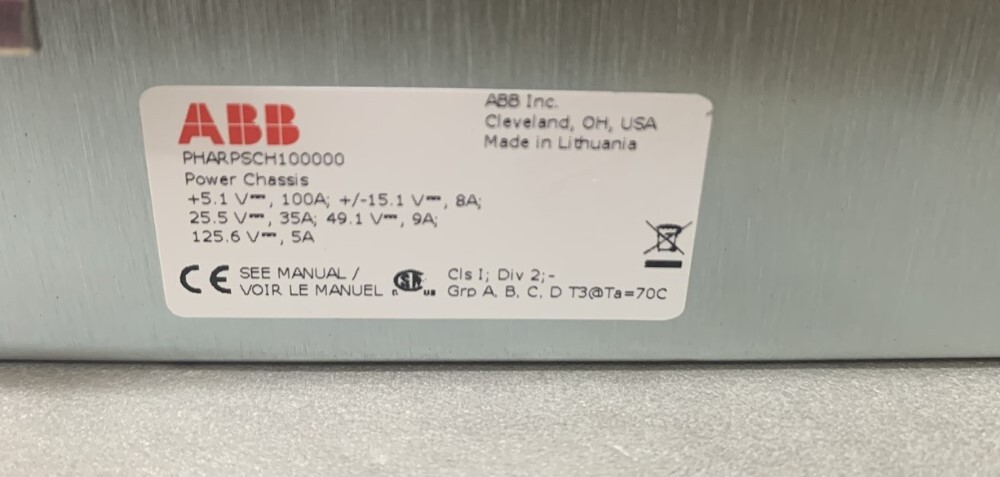 ABB Power Supply Chassis (PHARPSCH100000)