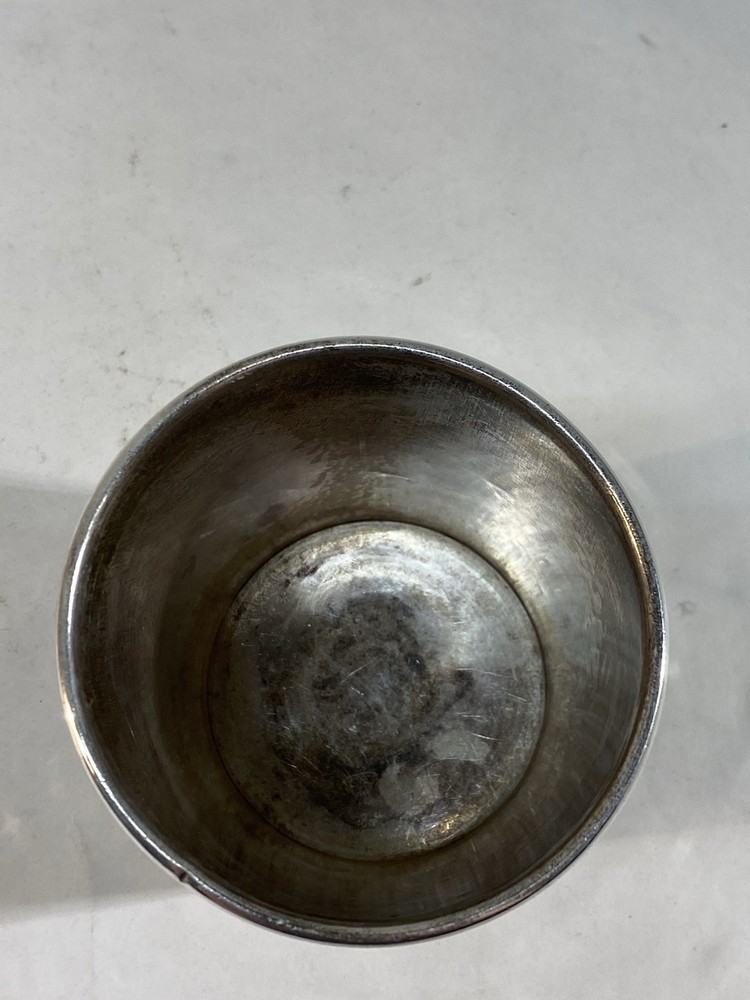 Large 3.75 Inch Solid Sterling Silver Mint Julip Cup 109.8g *NICE*
