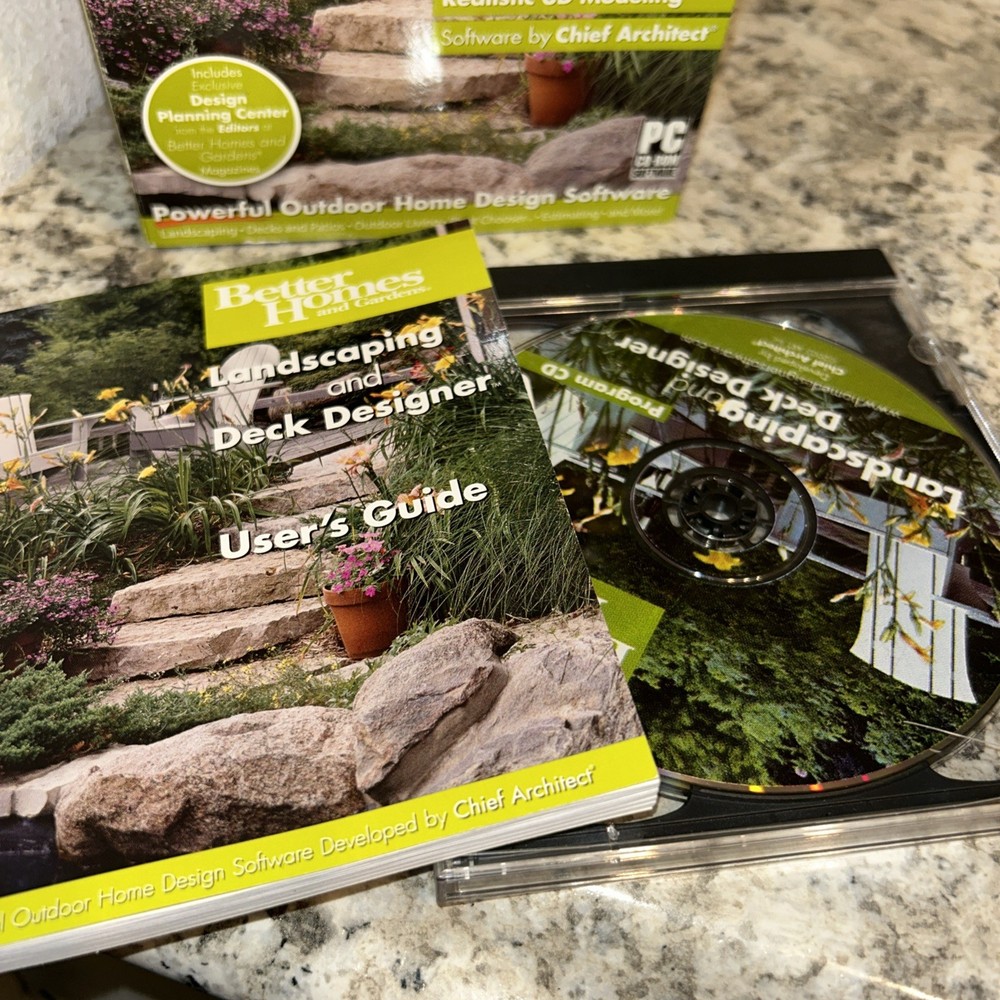 Better Homes And Gardens Landscaping & Deck Designer Software For PC