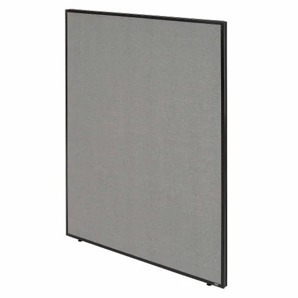 Interion? Office Partition Panel, 48-1/4"W x 72"H, Gray