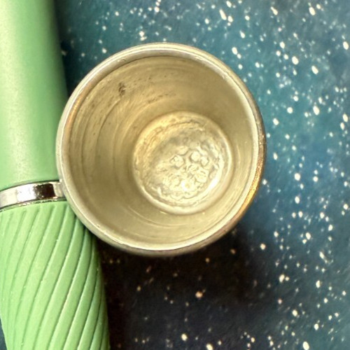 Vintage Sterling Silver Thimble with Initials VLG Engraved