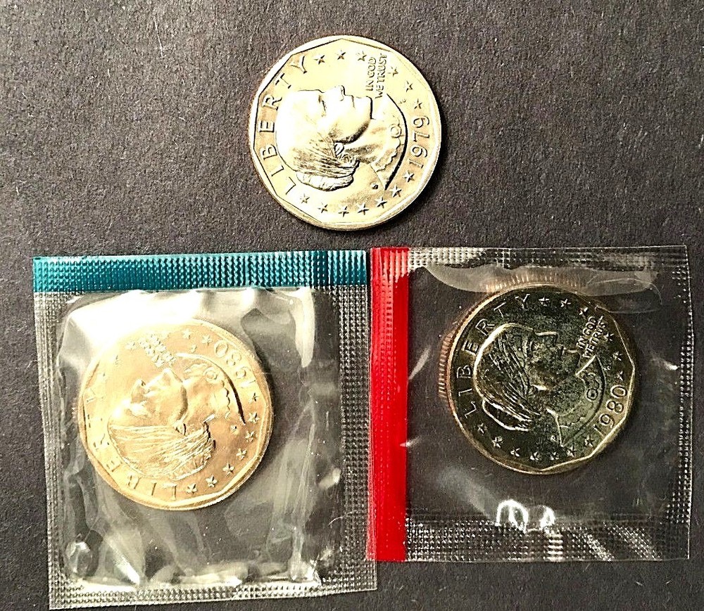 1979 P D S S Susan B. Anthony Dollar Set + TYPE ! PROOF