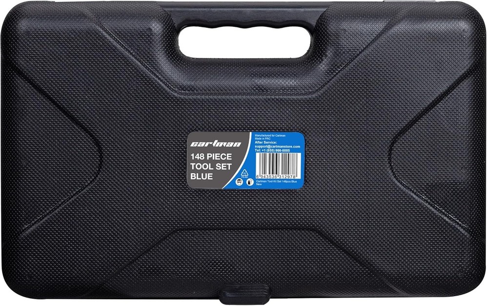 148Piece Tool Set General Household Hand Tool Kit with Plastic Toolbox