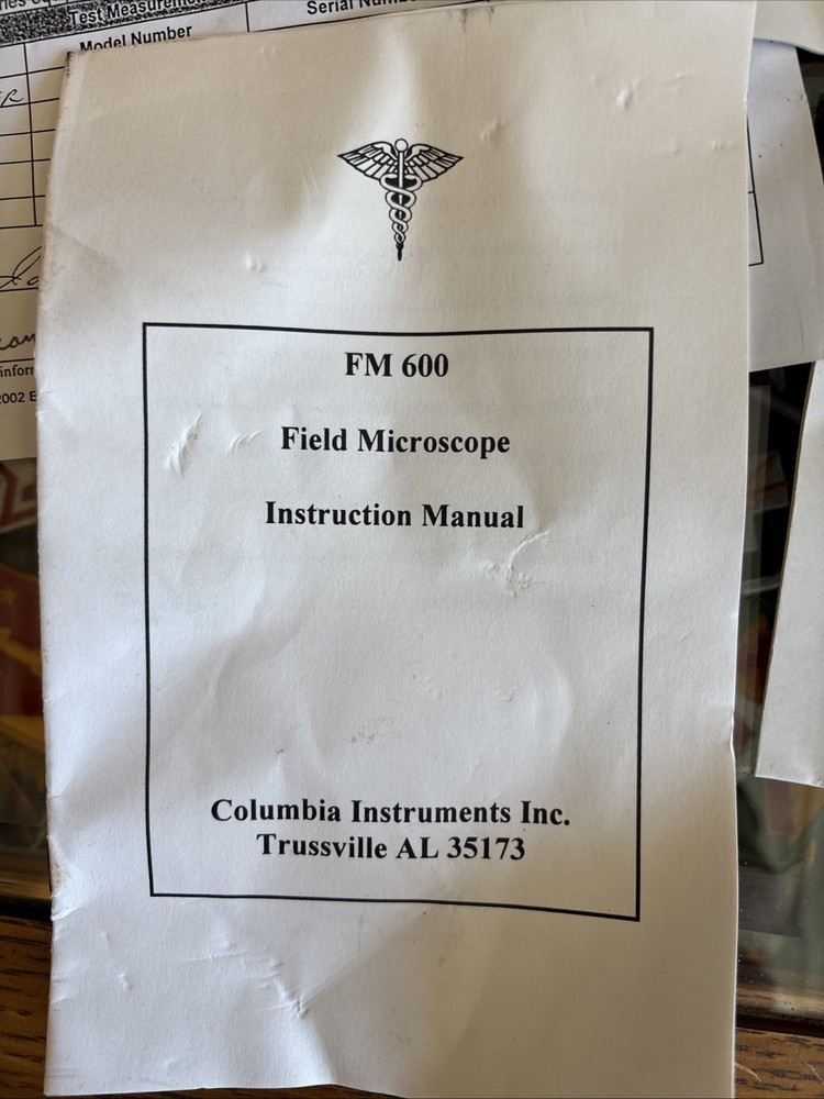 microscope Columbia FM 600