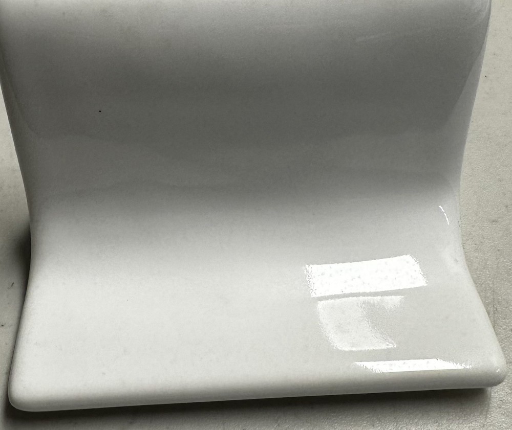 Lenape Ceramic Soap Dish Thin Set Installation White Ceramic