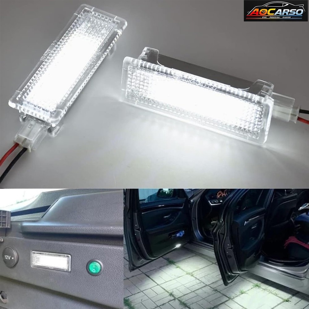 2x For BMW E81 E82 E90 E91 E92 E63 E64 E70 E71 M4 LED Step Courtesy Door Lights