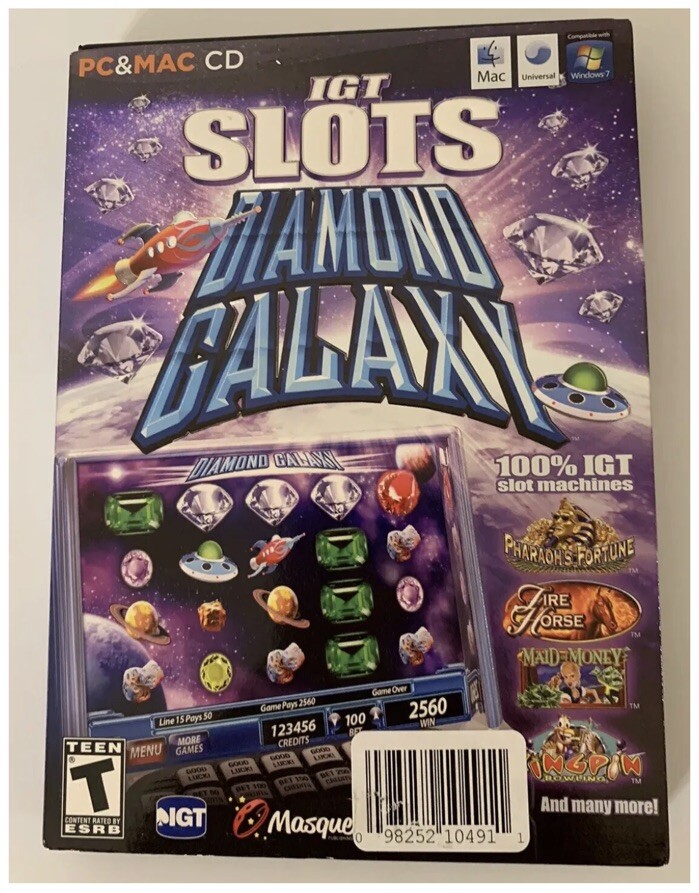 IGT Slots Diamond Galaxy PC/Mac 2012 Authentic Slots