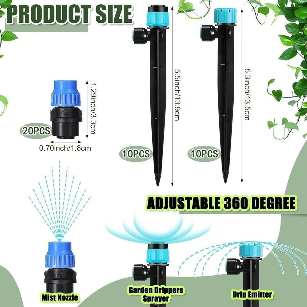40 Piece quick Connect Drip Irrigation Set