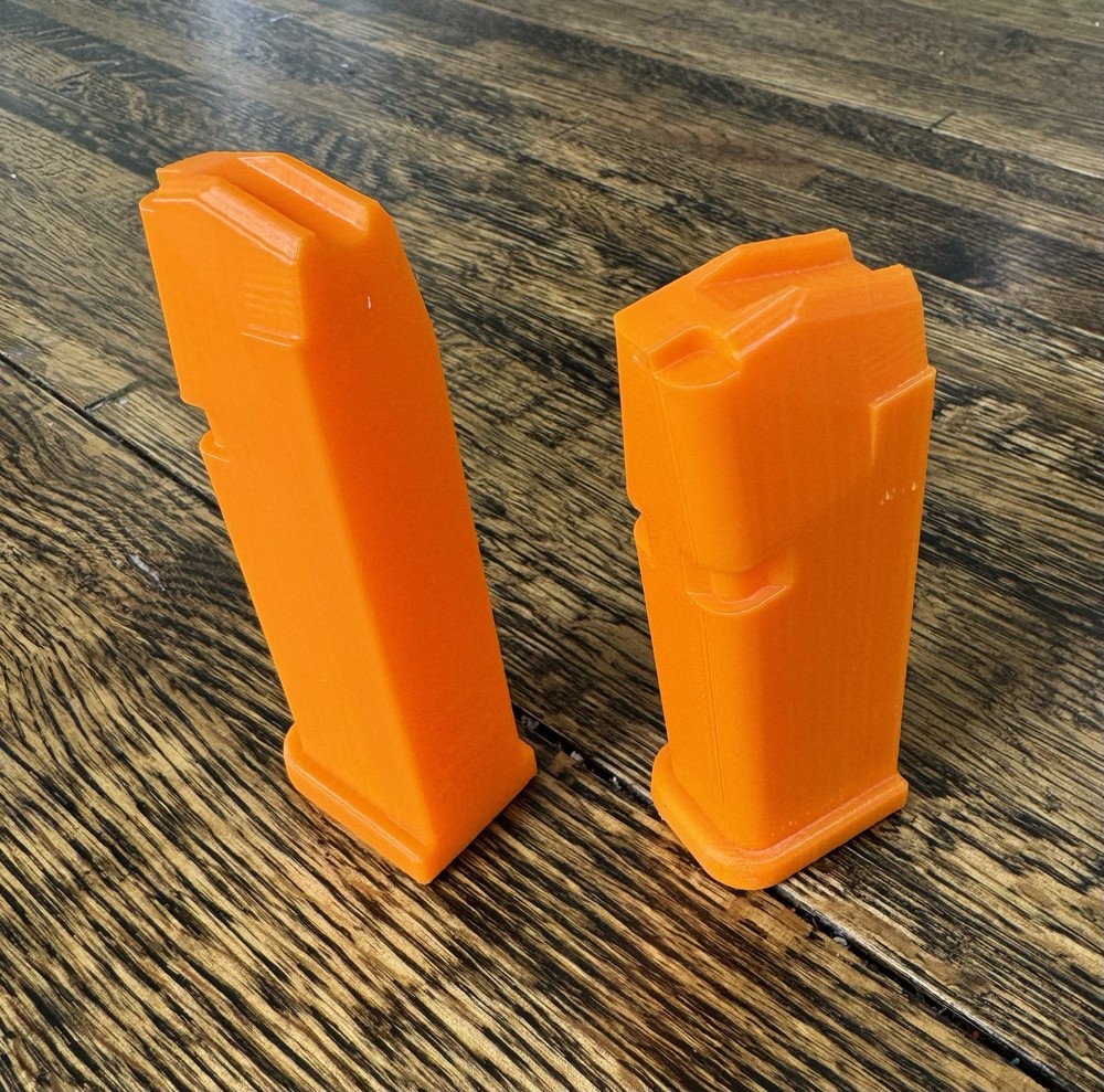 Safe Practice Aid Glock 19 15-Round Dummy Training Magazines (Pair) Non-Function
