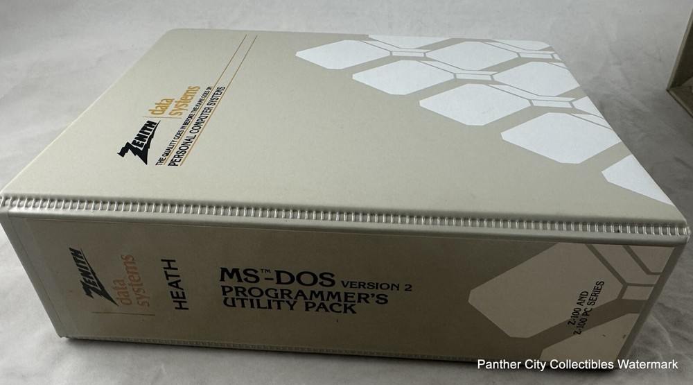 Vintage Zenith Heath Manual MS-DOS Version 2 Programmer's Utility Pack Z-100