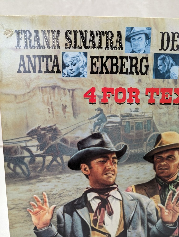 4 For Texas Digitally Processed Extended Play Laserdisc Warner Home Video 1991