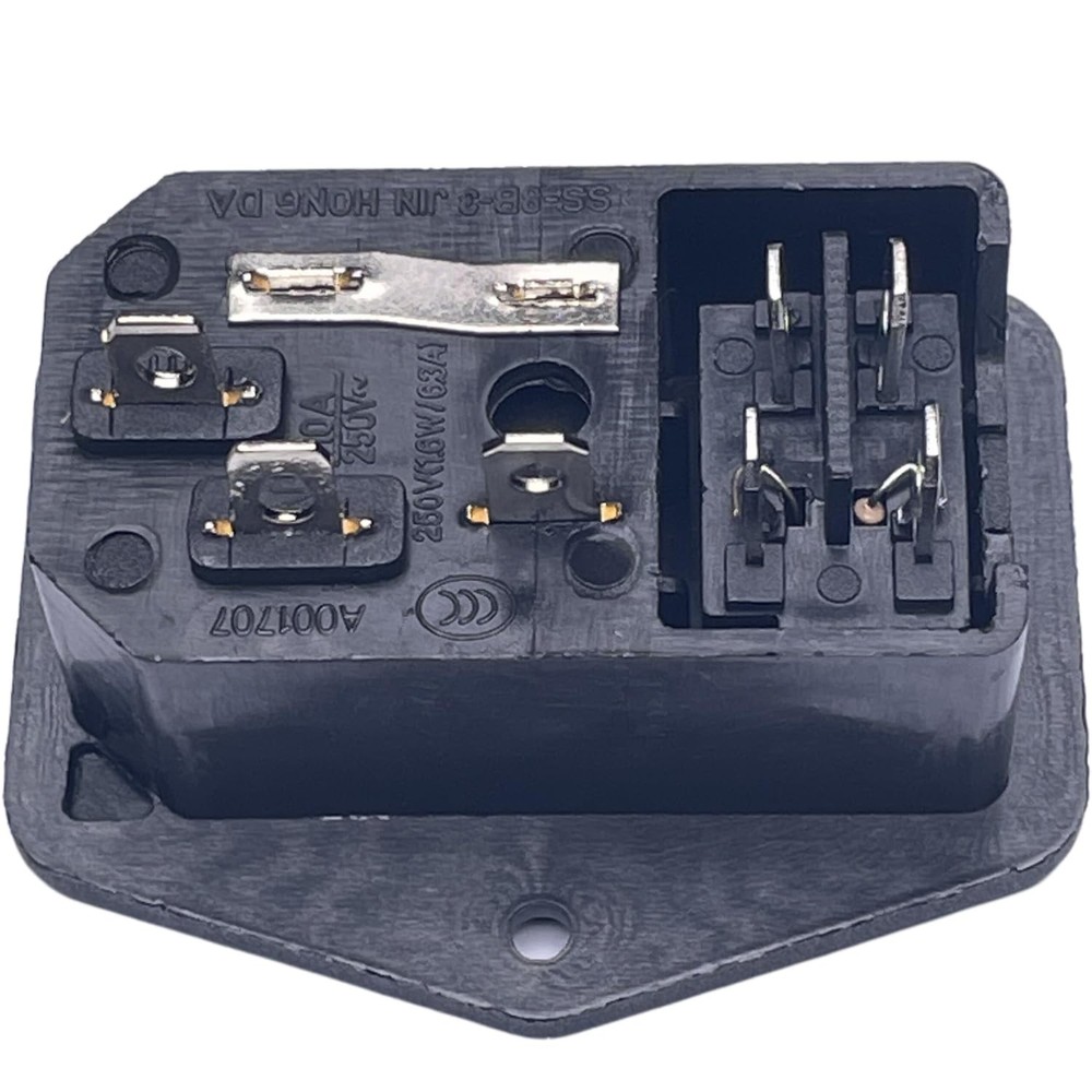 CESS AC Power Socket With Switch & Fuse & Lamp,Chassis/Panel Mount - AC...