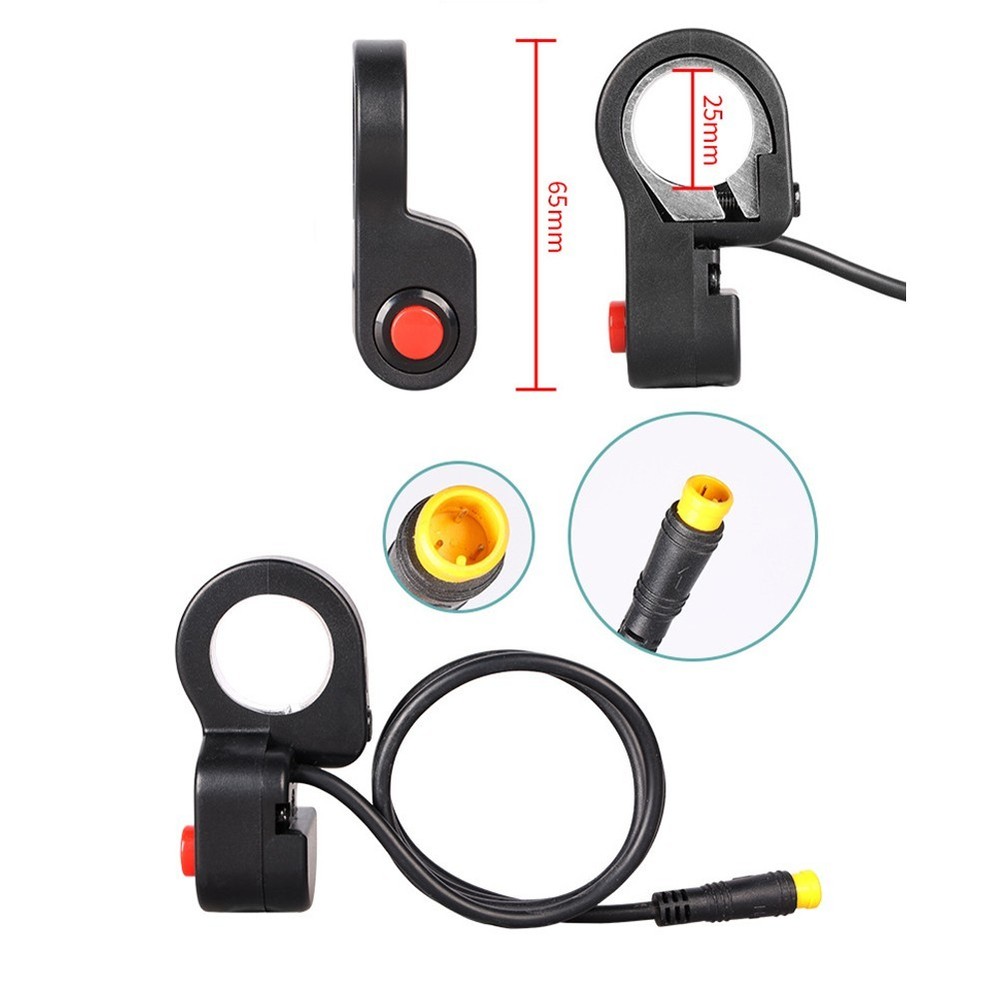 Kill Switch Button Power Failure Switch ABS Black For BBS01B/BBS02B/BBSHD