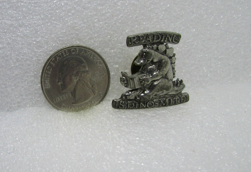 Reading Is Dino-Mite Dinosaur Pin