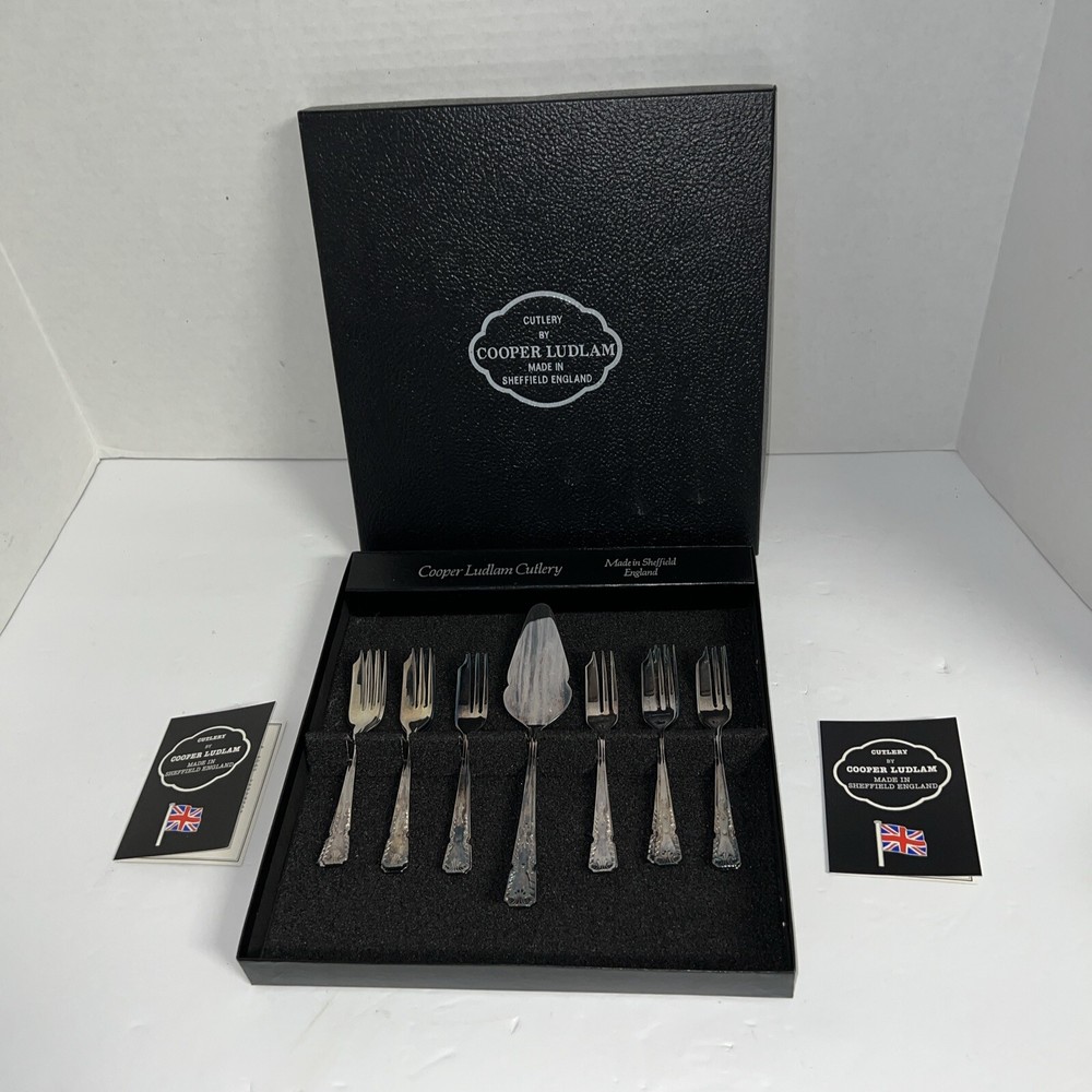 Cooper Ludlam Dessert Forks Pie Cake Server Cutlery