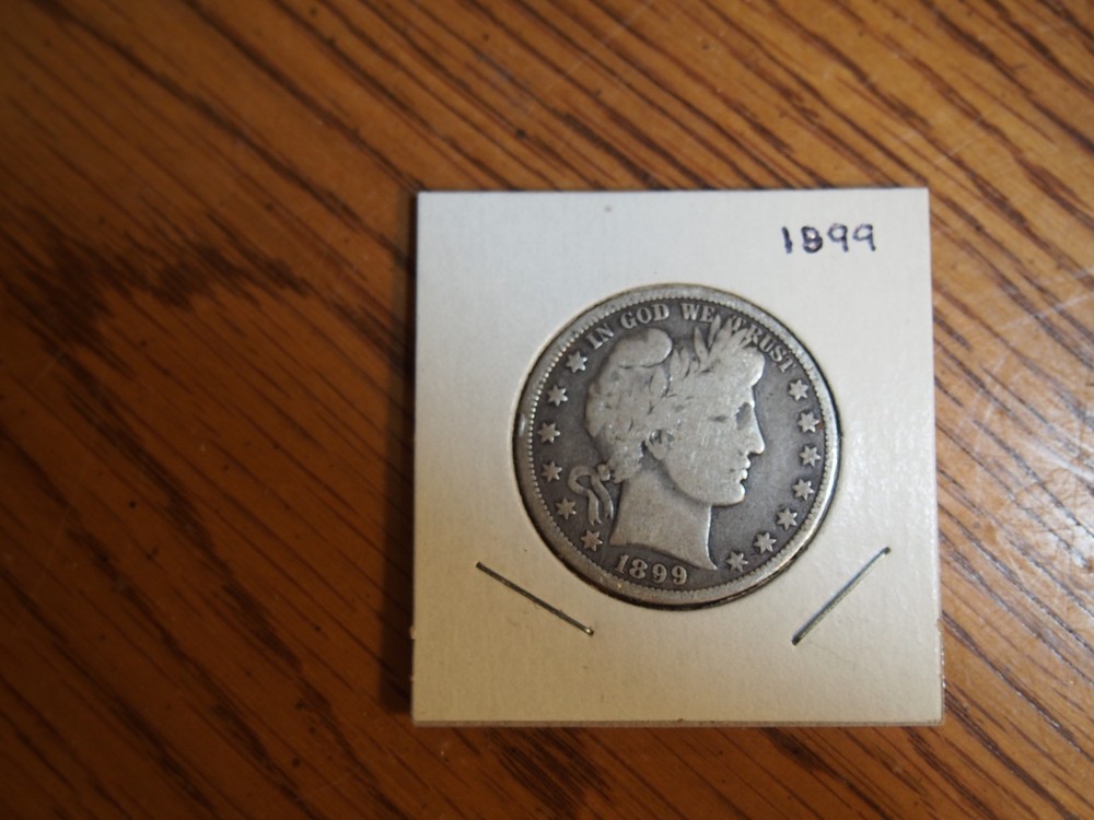 `1899 Barber Half, very good condition, 90 % silver