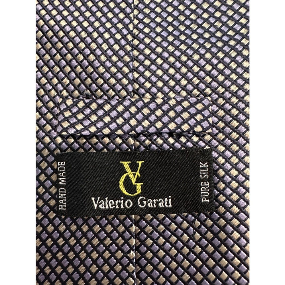 Valerio Garati 100% Silk Tie Blue