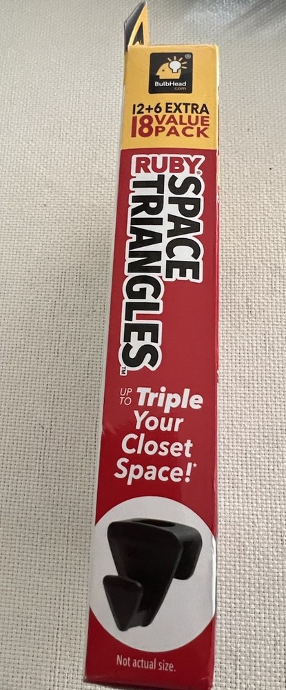 Ruby Space Triangles 18 Value Pack - Up To Triple Your Closet Space