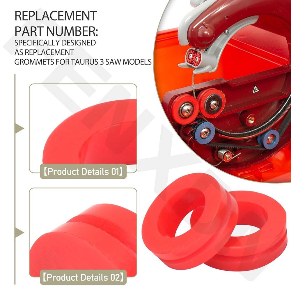 FOR TAURUS 3 ORANGE GROMMETS - FOUR PACK W