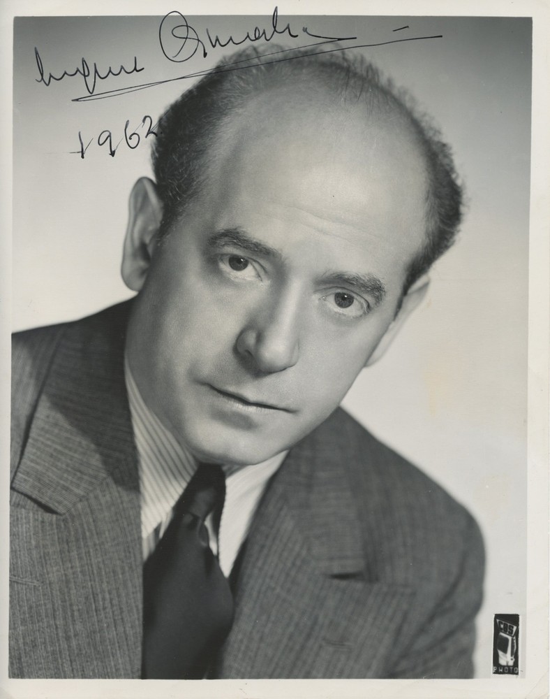 ORMANDY, Eugene. (1899–1985): Signed photograph