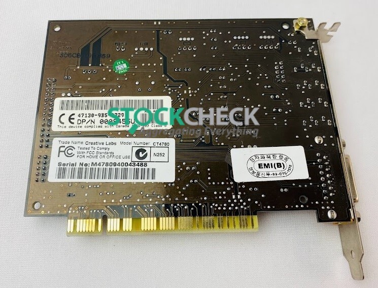 Creative Technology CT4780 Sound Card
