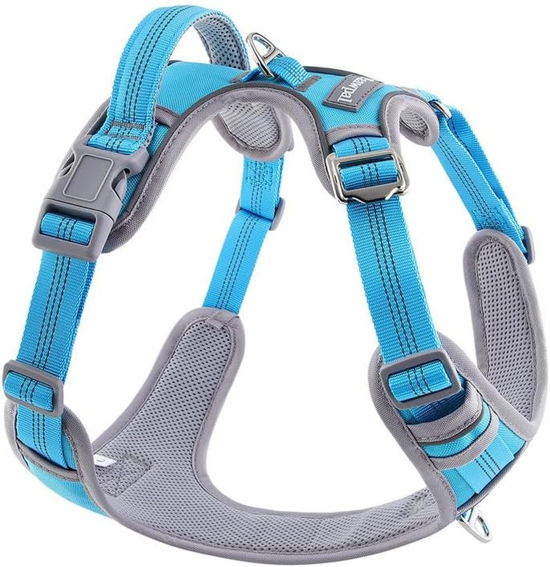 Adjustable Dog Harness - No Pull, Reflective, Soft Padded for Small, Medium, Lar