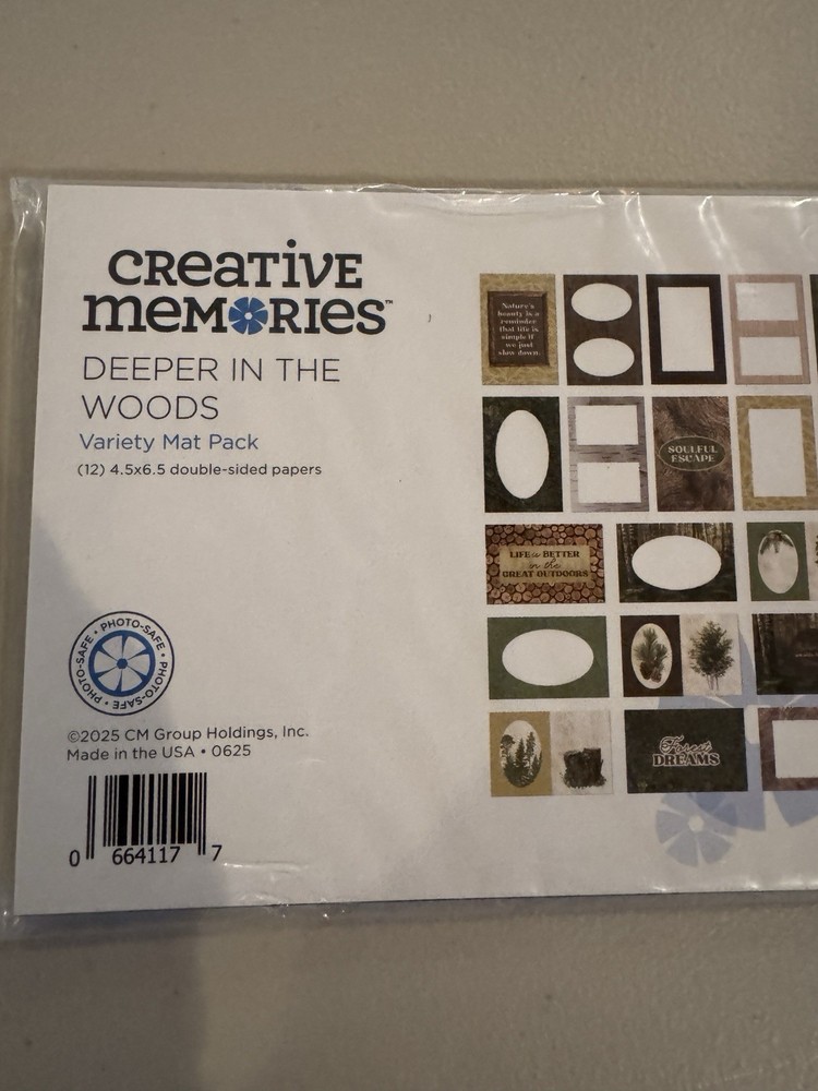 Creative Memories Deeper In The Woods Bundle With Playbook