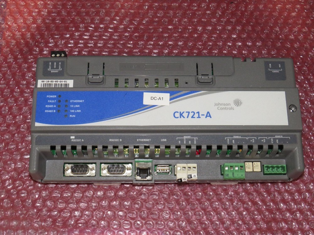 JOHNSON CONTROLS CK721-A 27-5379-714 NETWORK CONTROLLER (30+ AVAILABLE)