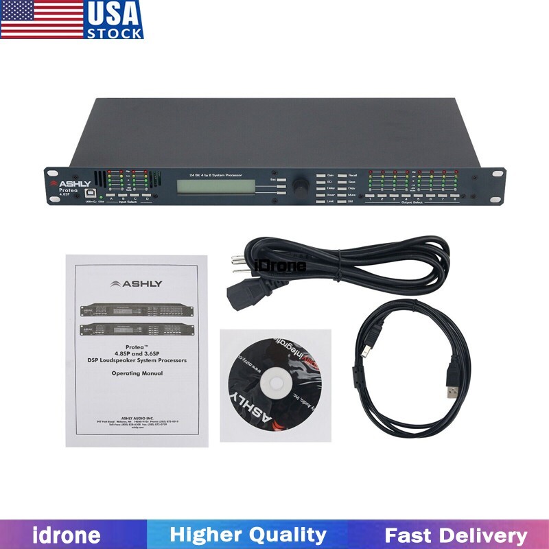 DSP Digital Audio Processor Software 4 In 8 Out Professional Sound System 4.8SP