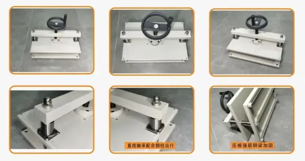 Manual Press Machine Book Square Back Pressing Machine Book Making Machine