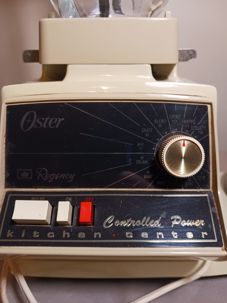Vintage Regency Oster Kitchen Center Blender